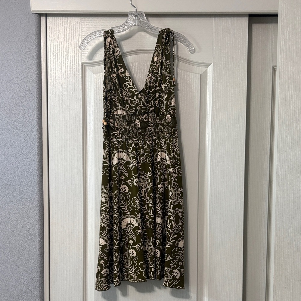 Speechless Olive Floral Mini Dress